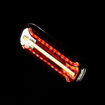 Fristom Anhänger Rückleuchte - Fristom FT-230 LED - rechts - 215x95x38 mm - mit dynamischem Blinker - inklusive Rückfahrleuchte