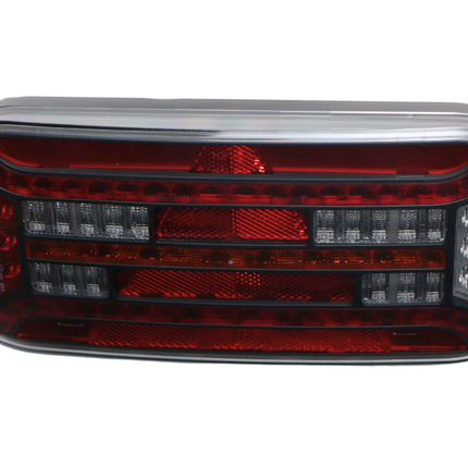 Fristom Anhänger Rückleuchte - Fristom FT-610 LED - links - 302x130x51 mm - mit dynamischem Blinker - 100 cm lose Drahtanschluss