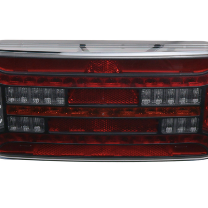 Fristom Anhänger Rückleuchte - Fristom FT-610 LED - rechts - 302x130x51 mm - mit dynamischem Blinker - 100 cm lose Drahtanschluss