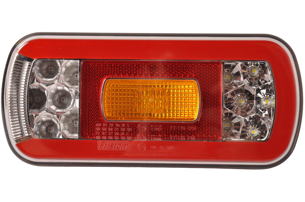Fristom Fristom FT-130 Rückleuchte  rechts - mit Rückfahrscheinwerfer - LED 220x110x50,5 mm