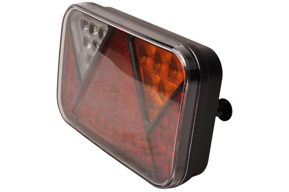 Fristom Fristom Rückleuchte rechts mit eingebautem Widerstand 200x130x50 mm - einfach anzuschließen mit Aspöck-Steckern