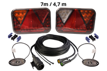 Hauptkabel: 7 m - Markierungsleuchten: 4,7 m