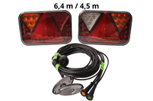 Hauptkabel: 6,4 m - Markierungsleuchten: 4,5 m