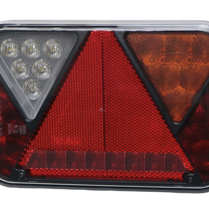 Fristom Rückleuchte - Fristom - rechts - 200x130x50 mm - Aspöck Steckverbinder - mit integriertem Widerstand