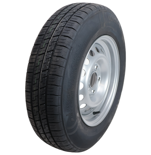 GT RADIAL Komplettrad Anhänger - 175R14C - Lochkreis: 5x112 - Tragfähigkeit: 775 kg - Nabendurchmesser: 67 mm