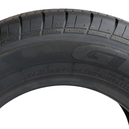 GT RADIAL Tubeless Reifen Anhänger - 195/60R12C - Tragfähigkeit: 900 kg - 104N