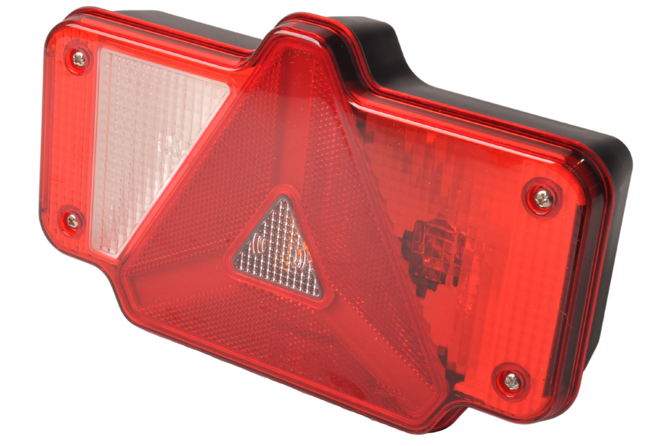 Humbaur Anhänger Rückleuchte - Humbaur - rechts - 5-poliger Bajonettanschluss - inklusive Rückfahrleuchte