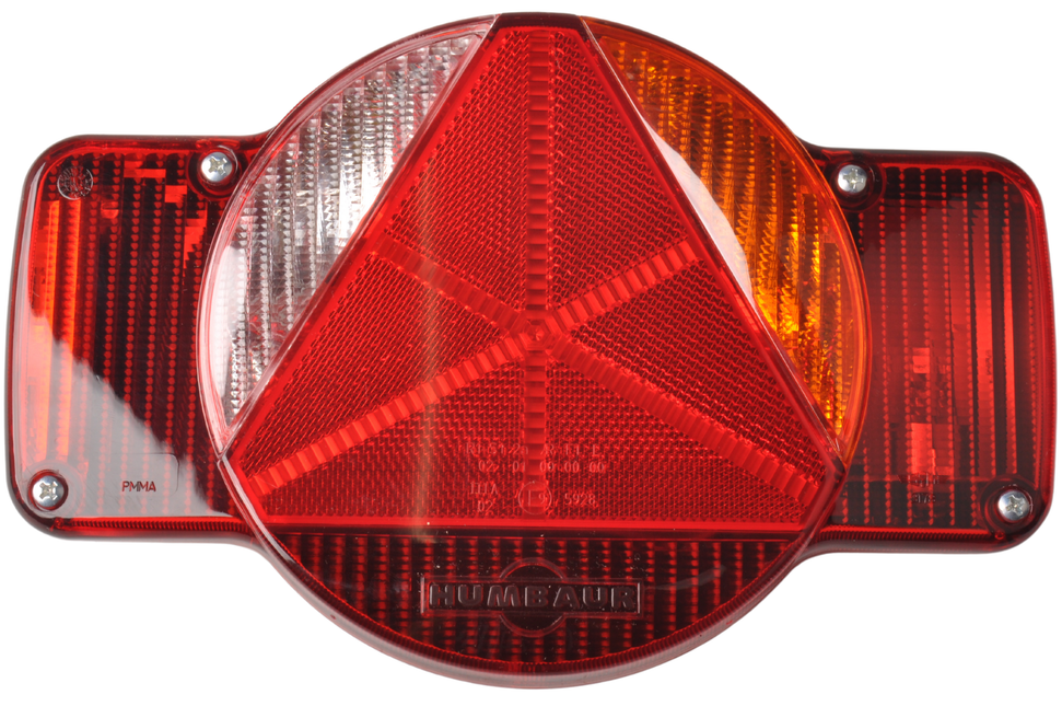 Humbaur Rückleuchte - Humbaur - rechts - 5-poliger Steckverbinder - inklusive Rückfahrleuchte