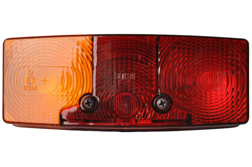 Jokon 3-Kammer Rückleuchte links mit Nummernschildbeleuchtung 158x64x51 mm