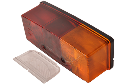 Jokon Anhänger Rückleuchte - Jokon - 3-Kammer - rechts - 158x64x51 mm - inklusive Kennzeichenbeleuchtung