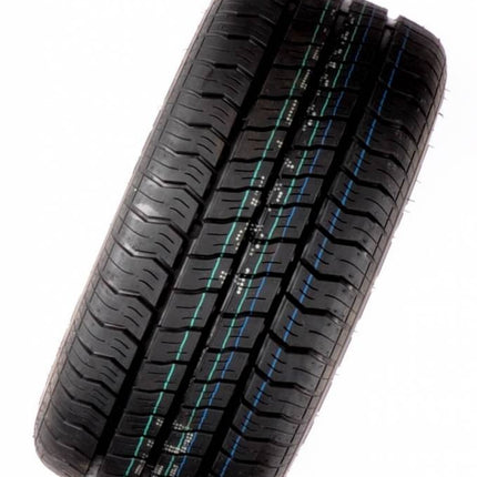 Kargotrail Komplettrad 10 Zoll - 195/55R10C Reifen + Felge - ET+25- Mercedes Lochkreis: 5x112 - 750 kg - 10 PR - 67 mm Nabendurchmesser