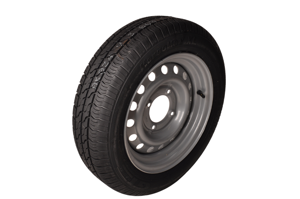 Kargotrail Komplettrad 145/70R13 Reifen + Felge (Lochkreis 4x115) 425kg Nabendurchmesser 85 mm