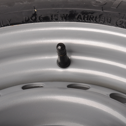 Kargotrail Komplettrad Anhänger - 145/70R13 - Lochkreis: 4x115 -Tragfähigkeit: 425 kg - Nabendurchmesser: 85 mm