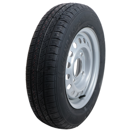 Kargotrail Komplettrad Anhänger - 145/80R13 - Lochkreis: 4x130 - Tragfähigkeit: 425 kg - Nabendurchmesser: 85 mm