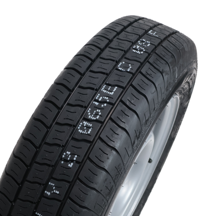 Kargotrail Komplettrad Anhänger - 155R13C - Lochkreis: 4x100 - Tragfähigkeit: 615 kg - Nabendurchmesser: 57 mm