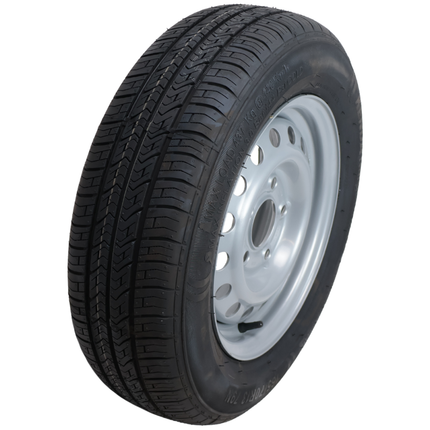 Kargotrail Komplettrad Anhänger - 165/70R13 - Lochkreis: 5x112 - Tragfähigkeit: 437 kg - Nabendurchmesser: 67 mm