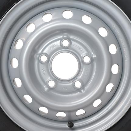 Kargotrail Komplettrad Anhänger - 165/70R13 - Lochkreis: 5x112 - Tragfähigkeit: 437 kg - Nabendurchmesser: 67 mm