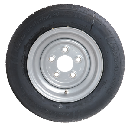 Kargotrail Komplettrad Anhänger - 195/55R10C - Lochkreis: 5x112 - Tragfähigkeit: 750 kg - Nabendurchmesser: 67 mm - 10 PR - ET+25