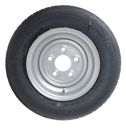 Kargotrail Komplettrad Anhänger - 195/55R10C - Lochkreis: 5x112 - Tragfähigkeit: 750 kg - Nabendurchmesser: 67 mm - 10 PR - ET+25