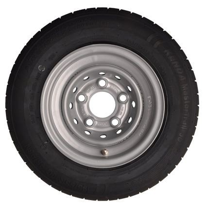Kargotrail Komplettrad Anhänger - 195/55R10C - Lochkreis: 5x112 - Tragfähigkeit: 750 kg - Nabendurchmesser: 67 mm - 10PR - ET-4