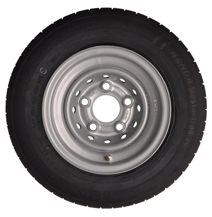 Kargotrail Komplettrad Anhänger - 195/55R10C - Lochkreis: 5x112 - Tragfähigkeit: 750 kg - Nabendurchmesser: 67 mm - 10PR - ET-4