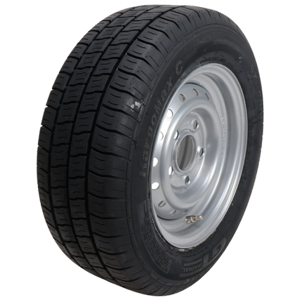 Kargotrail Komplettrad Anhänger - 195/60R12C - Lochkreis: 5x112 - Tragfähigkeit: 900 kg - Nabendurchmesser: 67 mm