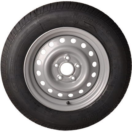 Kargotrail Komplettrad Anhänger - 195/70 R15 - Lochkreis: 5x112 - Tragfähigkeit: 900 kg - Nabendurchmesser: 67 mm