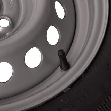 Kargotrail Komplettrad Anhänger - 195/70R14C - Lochkreis: 4x100 - Tragfähigkeit: 710 kg - Nabendurchmesser: 57mm