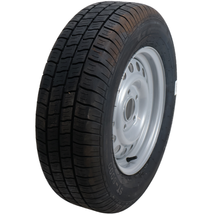 Kargotrail Komplettrad Anhänger - 195/70R14C - Lochkreis: 5x112 - Tragfähigkeit: 900 kg - Nabendurchmesser: 67 mm