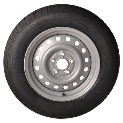 Kargotrail Komplettrad Anhänger - 195/70R15C - Lochkreis: 5x112 - Tragfähigkeit: 900 kg - Nabendurchmesser: 67 mm