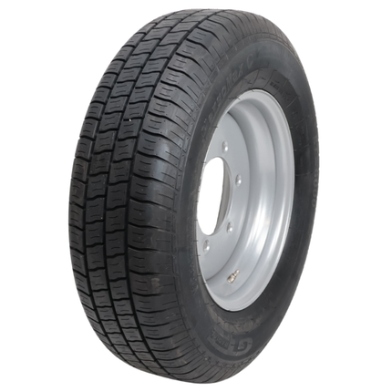 Kargotrail Komplettrad Anhänger - 225/75R16 - Lochkreis: 6x205 - Tragfähigkeit: 1450 kg - Nabendurchmesser: 161 mm