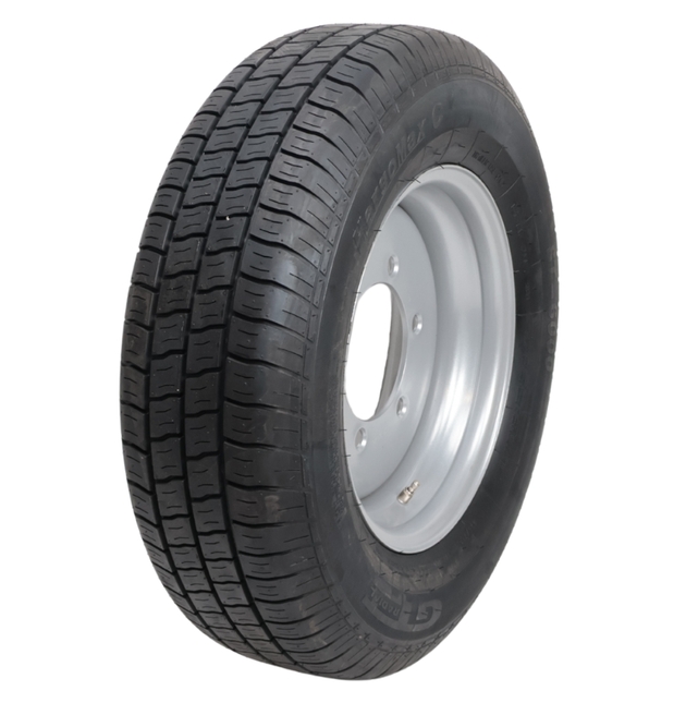 Kargotrail Komplettrad Anhänger - 225/75R16 - Lochkreis: 6x205 - Tragfähigkeit: 1450 kg - Nabendurchmesser: 161 mm