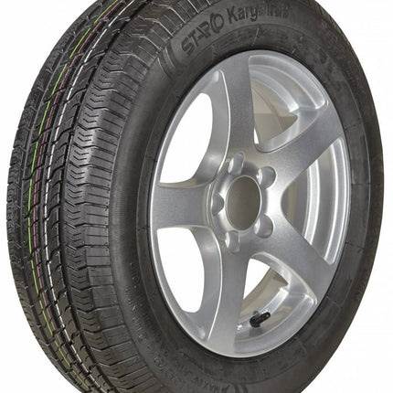 Kargotrail Komplettrad auf Leichtmetallfelge 185R14 (Lochkreis 5x112) 900kg ET30 Nabendurchmesser 67 mm