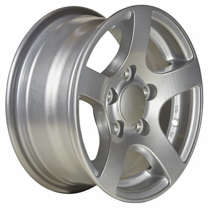 Kargotrail Komplettrad aus Leichtmetall 10 Zoll - 195/55R10 Reifen + Felge - Mercedes Lochkreis: 5x112 - 750 kg - 67 mm Nabendurchmesser
