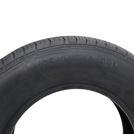 Kargotrail Tubeless Reifen Anhänger - 195/70R14 - Tragfähigkeit: 710kg