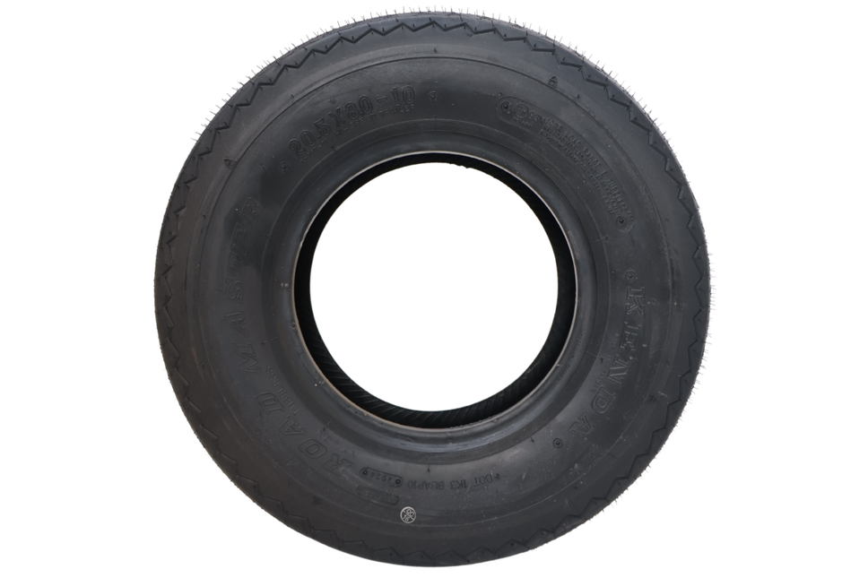 Kargotrail Tubeless Reifen Anhänger - 20.5x8.00-10 - Tragfähigkeit: 750 kg - 10PR