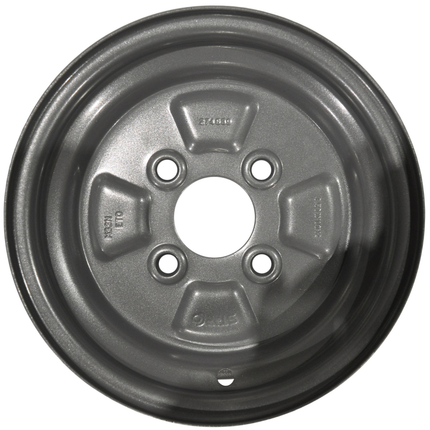 Kenda Anhänger Felge 10 Zoll - 3.50Bx10 - Lochkreis: 4x100 - Tragfähigkeit: 500 kg - Nabendurchmesser: 60 mm - ET0