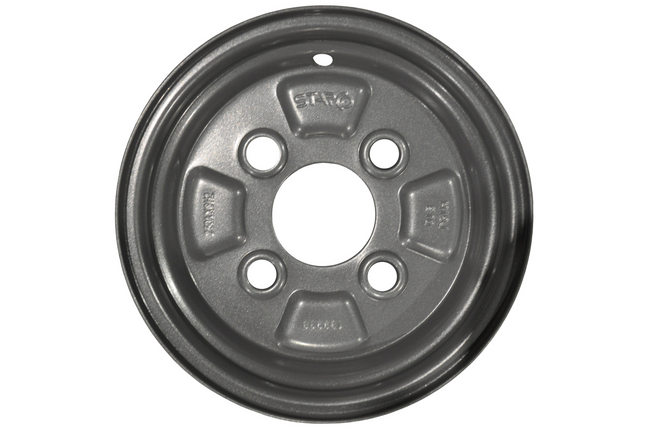 Kenda Anhänger Felge 8 Zoll - 2.50Ax8 - Lochkreis: 4x100 - Tragfähigkeit: 345 kg - Nabendurchmesser: 60 mm - ET0