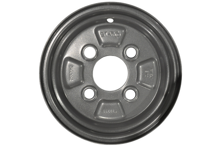 Kenda Anhänger Felge 8 Zoll - 2.50Ax8 - Lochkreis: 4x100 - Tragfähigkeit: 345 kg - Nabendurchmesser: 60 mm - ET0