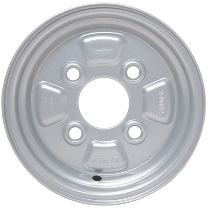 Kenda Anhänger Felge 8 Zoll - 2.50Ax8 - Lochkreis: 4x100 - Tragfähigkeit: 345 kg - Nabendurchmesser: 60 mm - ET0
