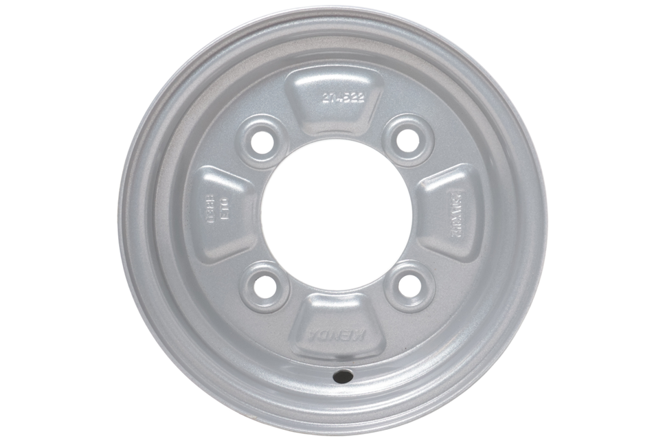 Kenda Anhänger Felge 8 Zoll - 2.50Ax8 - Lochkreis: 4x115 - Tragfähigkeit: 345 kg - Nabendurchmesser: 85 mm - ET0