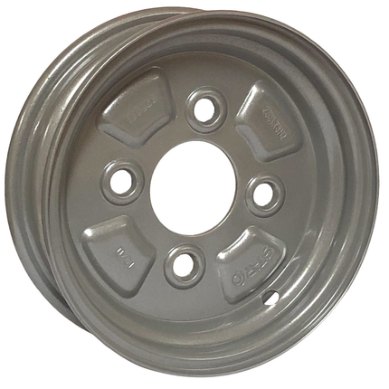 Kenda Anhänger Felge 8 Zoll - 3.00Dx8 - Lochkreis: 4x100 - Tragfähigkeit: 425 kg - Nabendurchmesser: 60 mm - ET0