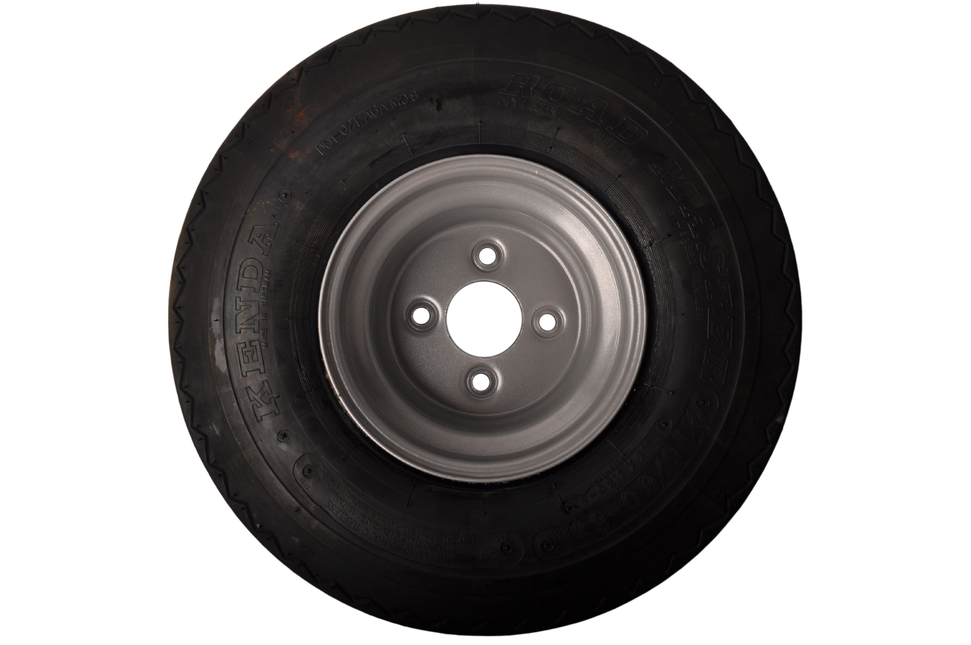Kenda Komplettrad 8 Zoll - 18.5x8.50-8 Reifen + Felge - Opel Lochkreis: 4x100 - 6PR - 425 kg - 60 mm Nabendurchmesser