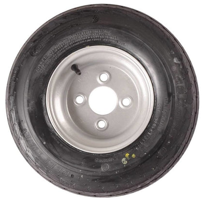 Kenda Komplettrad 8 Zoll Rad 16.5x6.50-8 Reifen + Felge - Opel Lochkreis: 4x100 - 6PR - 360 kg - 60 mm Nabendurchmesser