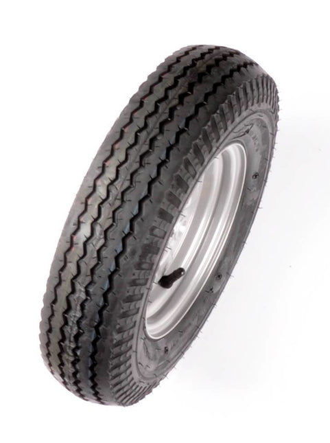 Kenda Komplettrad 8 Zoll - Reifen 4.00-8 + Felge - Opel Lochkreis: 4x100 - 4PR - 265 kg - 60 mm Nabendurchmesser