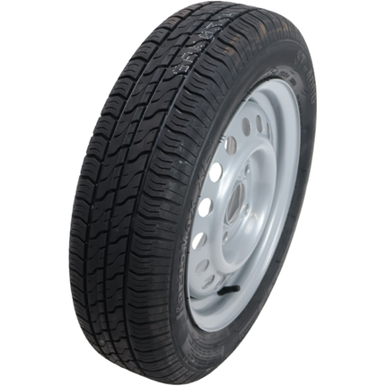 Kenda Komplettrad Anhänger - 145/70R13 - Lochkreis: 4x100 - Tragfähigkeit: 425 kg - Nabendurchmesser: 57 mm
