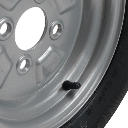 Kenda Komplettrad Anhänger - 145/80R10(145R10) - Lochkreis: 4x100 - Tragfähigkeit: 375 kg - Nabendurchmesser: 60 mm - 4PR