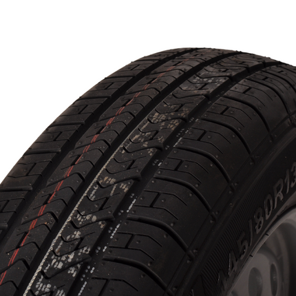 Kenda Komplettrad Anhänger - 145/80R13 - Lochkreis: 4x100 - Tragfähigkeit: 425 kg - Nabendurchmesser: 57 mm