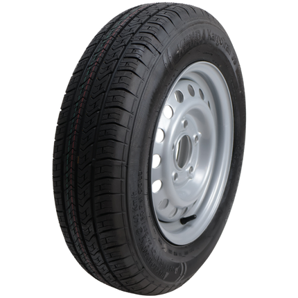 Kenda Komplettrad Anhänger - 155/80R13 - Lochkreis: 5x112 - Tragfähigkeit: 500 kg - Nabendurchmesser: 67 mm