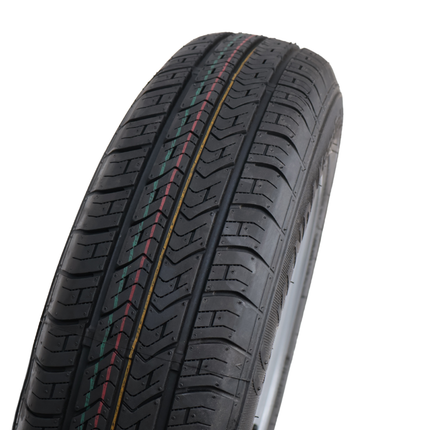 Kenda Komplettrad Anhänger - 155/80R13 - Lochkreis: 5x112 - Tragfähigkeit: 500 kg - Nabendurchmesser: 67 mm